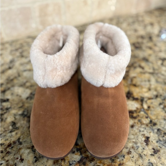 Fitflop winter boots.Roll down . Size 8 tan - Picture 3 of 5